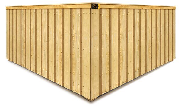 Woodfield SC cap and trim style wood fence